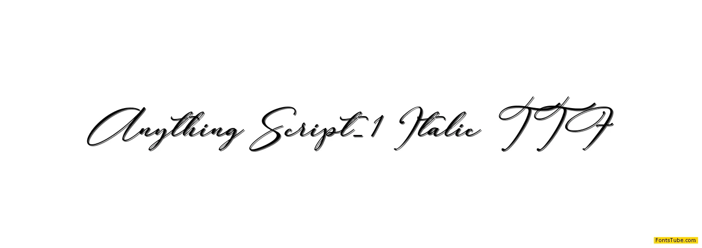 Anything Font Family