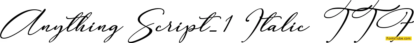 Anything Font Family