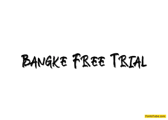 Bangke Free Trial Font