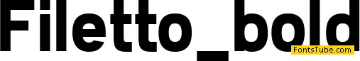 Filetto Font Family