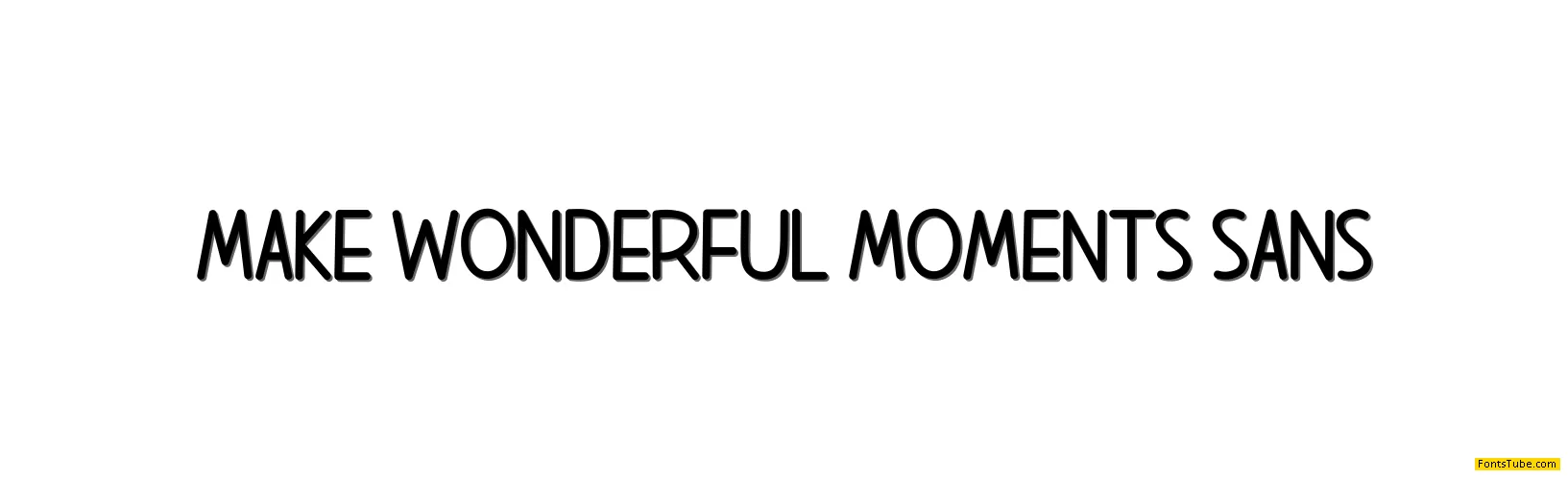 Make Wonderful Moments Font Family