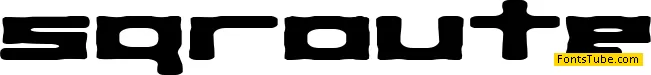 Square Route Font