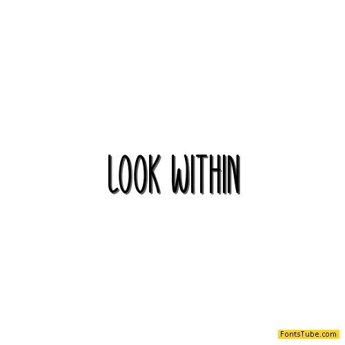 Look Within Font