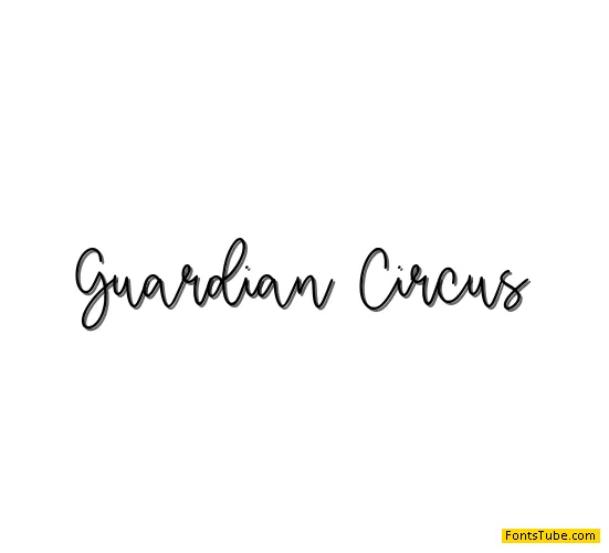 Guardian Circus Font