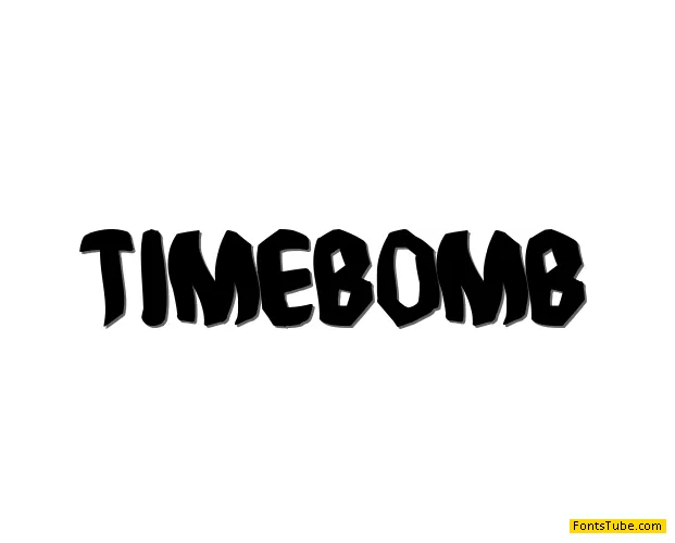Timebomb Font