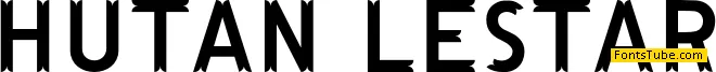 Hutan Lestari Font