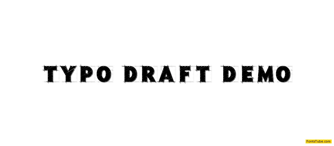 Typo Draft Demo Font