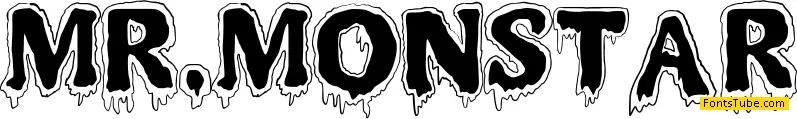 MR.MONSTAR Font
