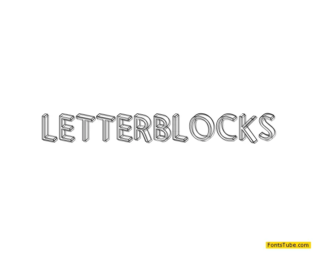 Letterblocks Font