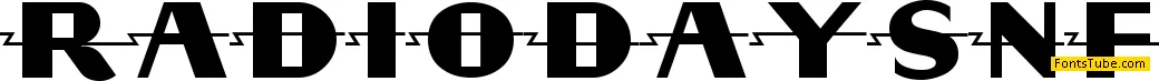Radio Days NF Font