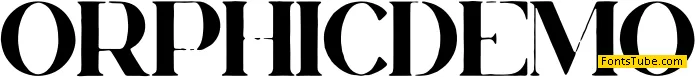 Orphic Demo Font