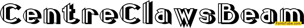 Centre Claws Font Family