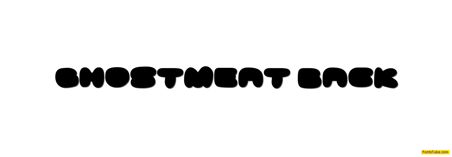 Ghostmeat Font Family