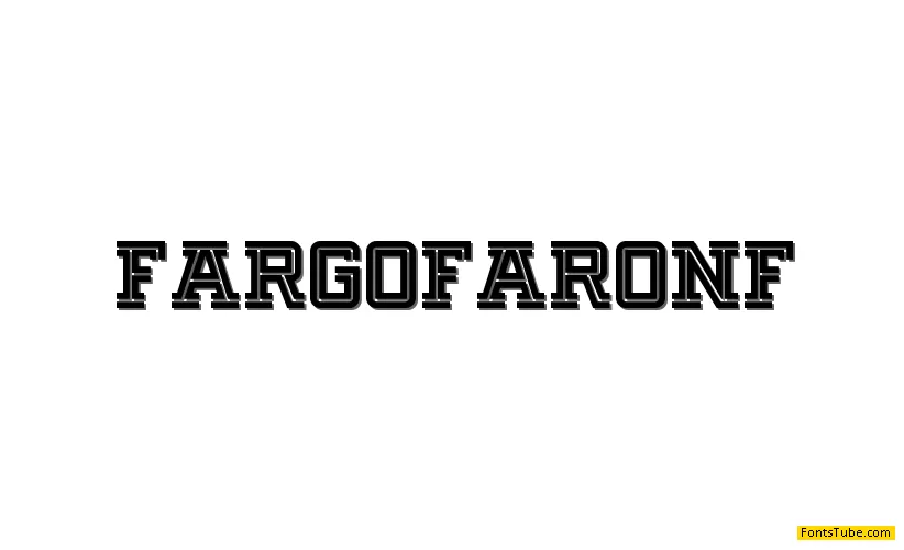 Fargo Faro NF Font