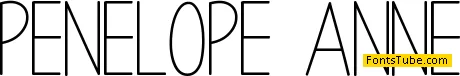 Penelope Anne Font