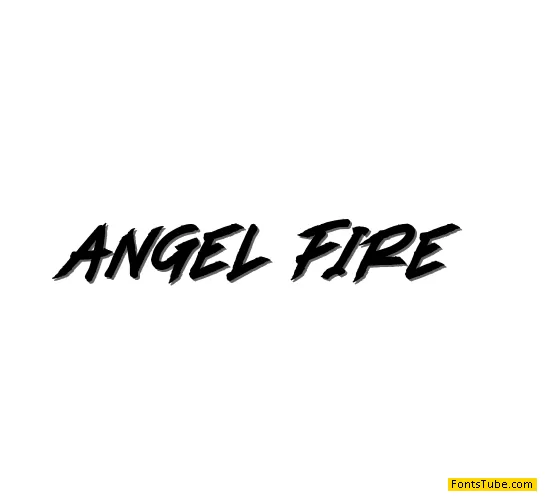 ANGEL FIRE Font