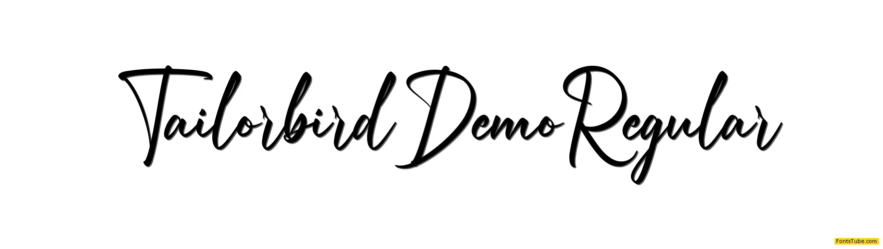 Tailorbird Demo Font
