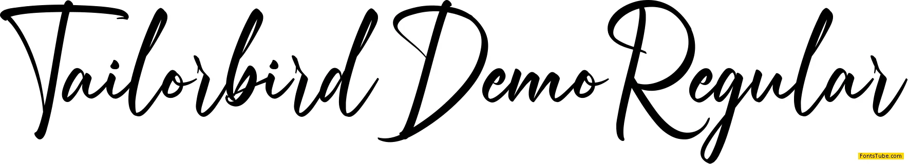 Tailorbird Demo Font