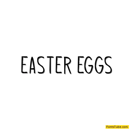 Easter Eggs Font
