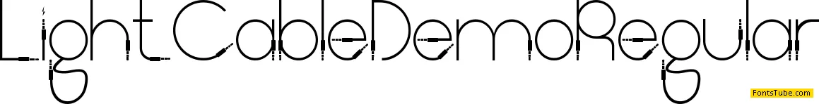 Light Cable Demo Font Family