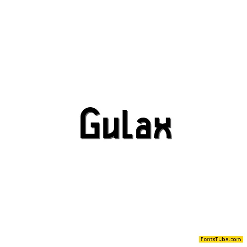 VTF Gulax Font