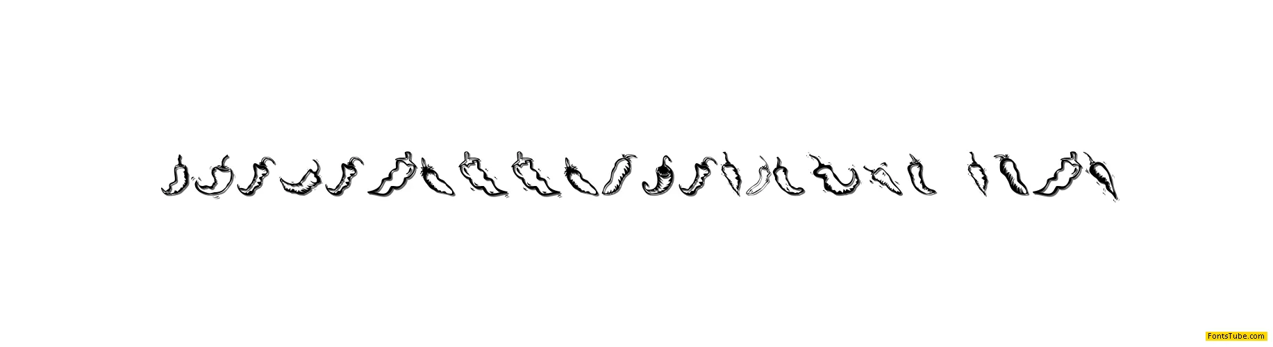 Chili Pepper Dingbats