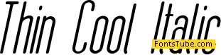 Thin Cool Font Family