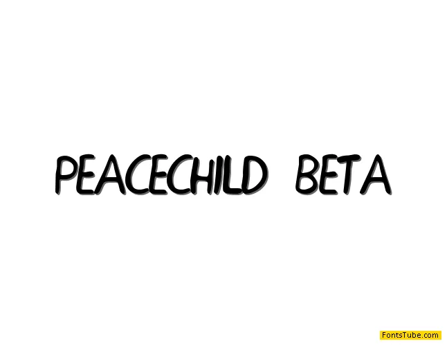 PEACECHILD Font