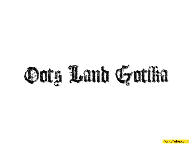 Dots Land Gotika Font