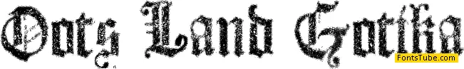 Dots Land Gotika Font