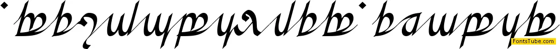 Greifswalder Tengwar Font