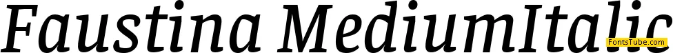 Faustina Font Family