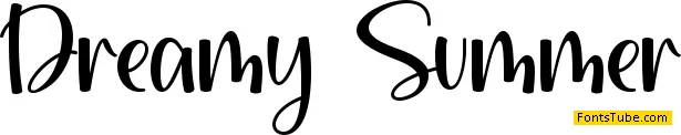 Dreamy Summer - Personal Use Font