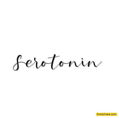 Serotonin Font