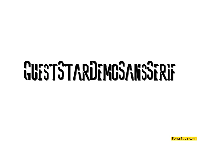Guest Star Demo Font Family