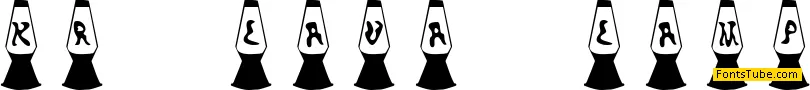 KR Lava Lamp Font