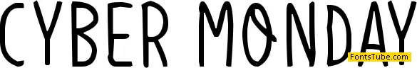Cyber Monday Font