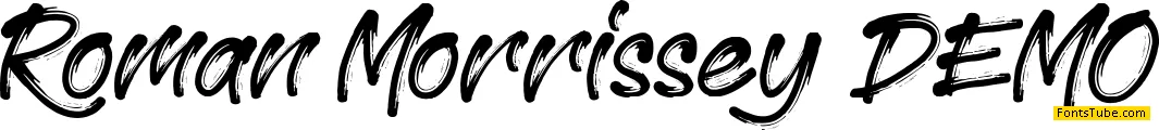 Roman Morrissey DEMO Font