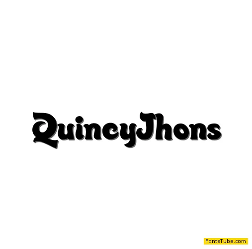 Quincy Jhons Font