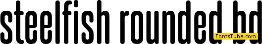 Steelfish Rounded Font