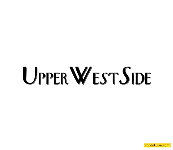 UpperWestSide Font