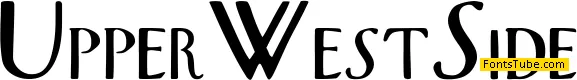 UpperWestSide Font