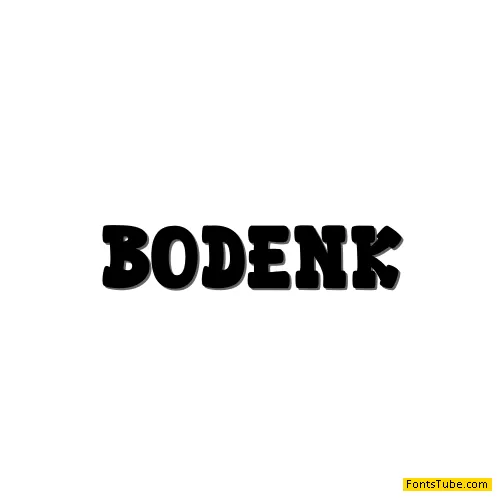 Bodenk Font