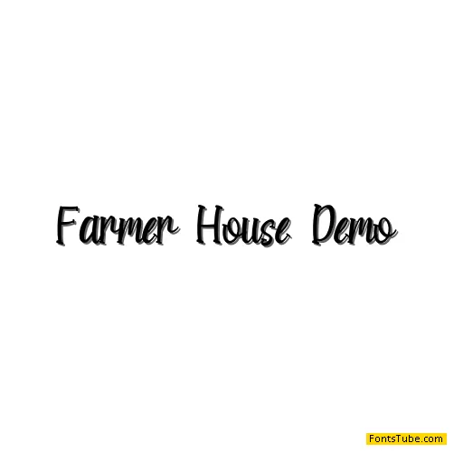 Farmer House Font