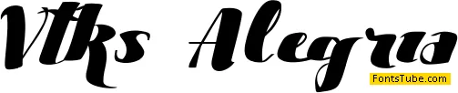 Vtks Alegria Font