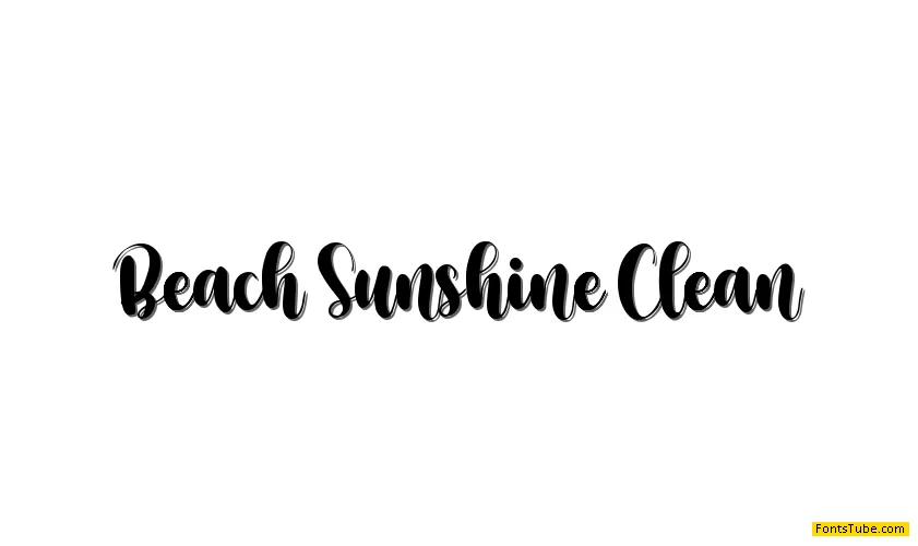 beachsunshine Font