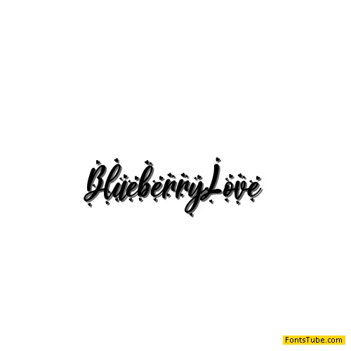 Blueberry Font
