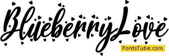 Blueberry Font