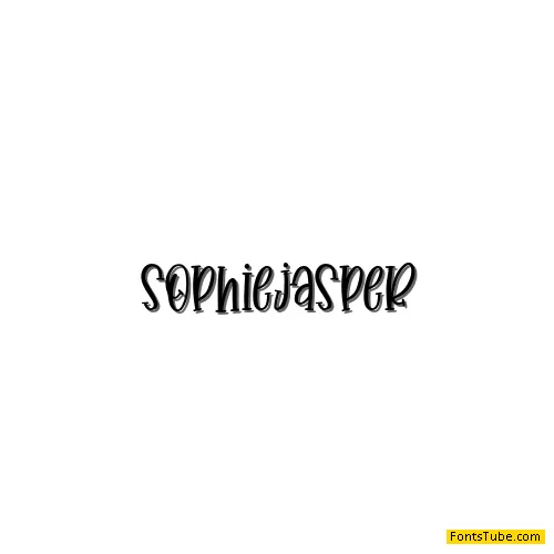 SophieJasper Font
