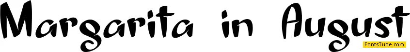 Margarita in August Font